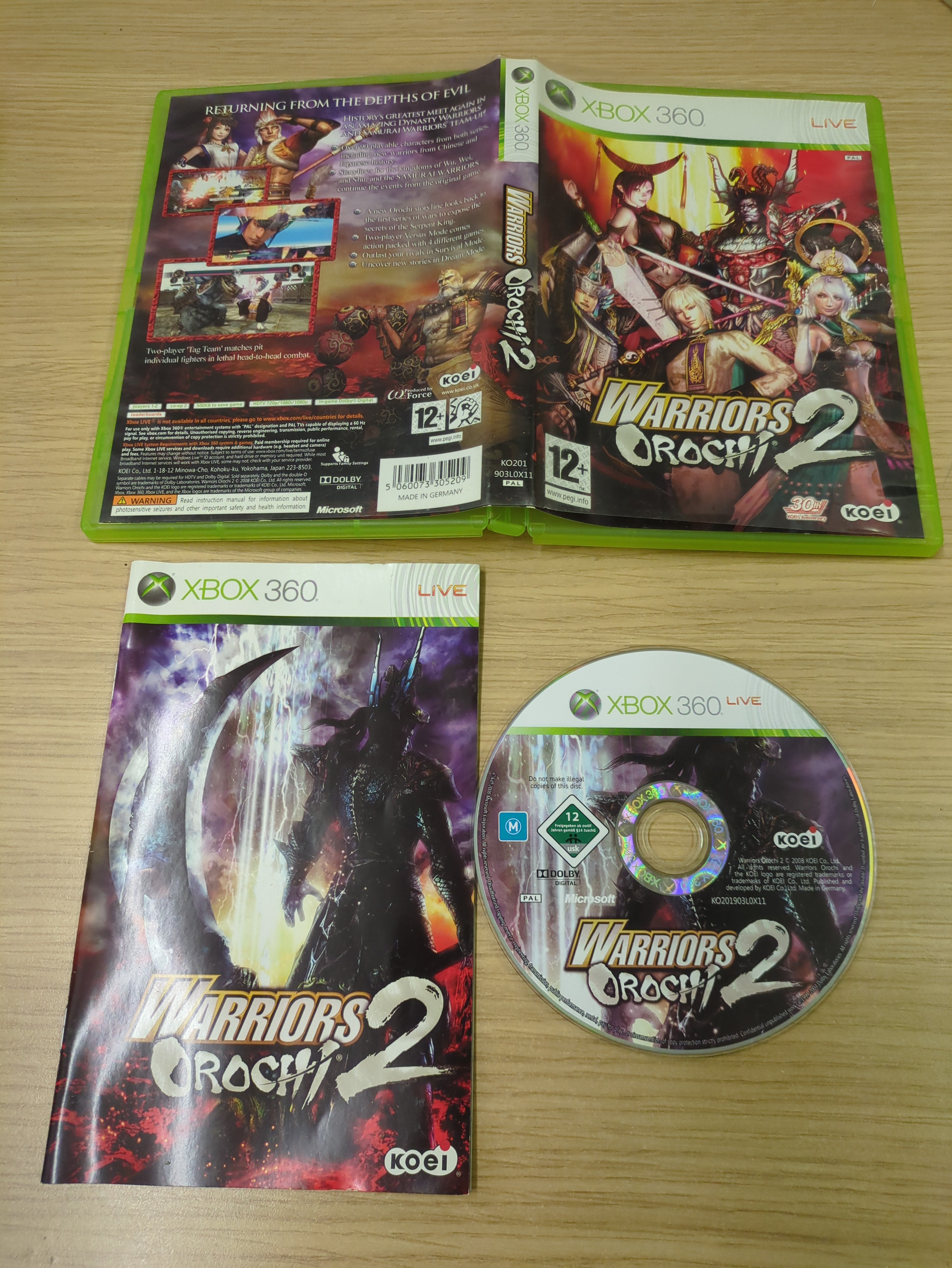 Warriors Orochi 2 Xbox 360 game Warriors Orochi 2 Xbox 360 game
